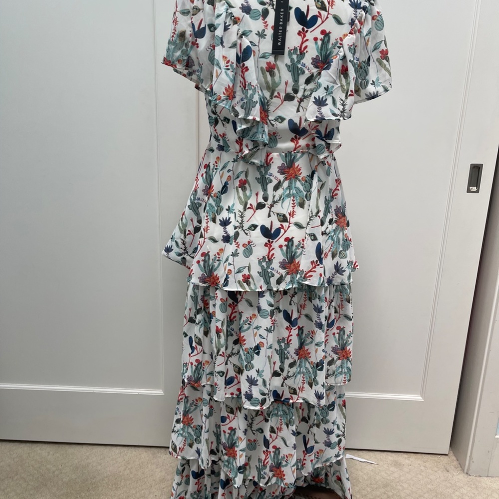 Walter Baker Dress Cactus Bloom Maxi Dress | Size 6 | NWT - Picture 3 of 5